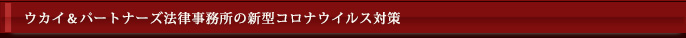 新型コロナウイルス対策