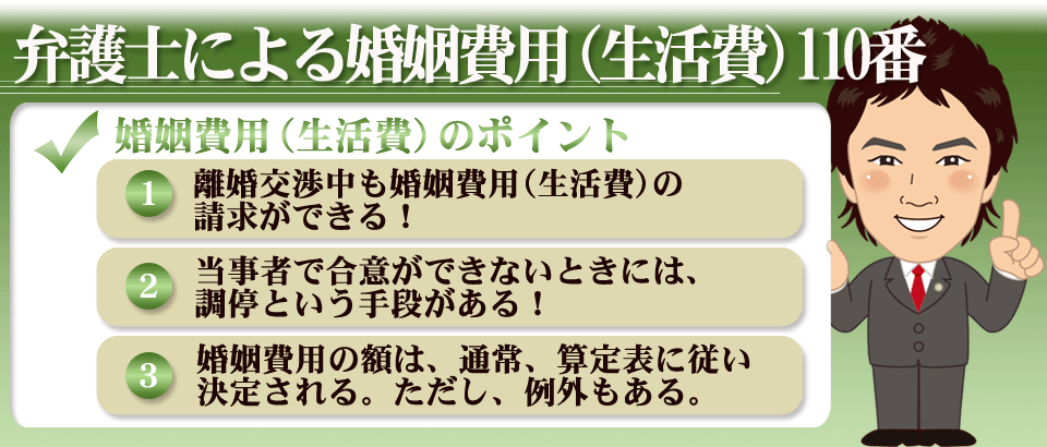 弁護士による婚姻費用110番