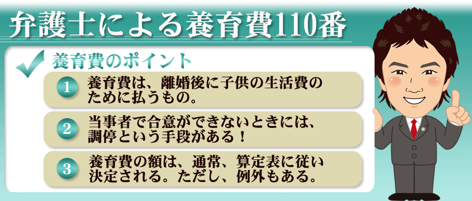 弁護士による養育費110番