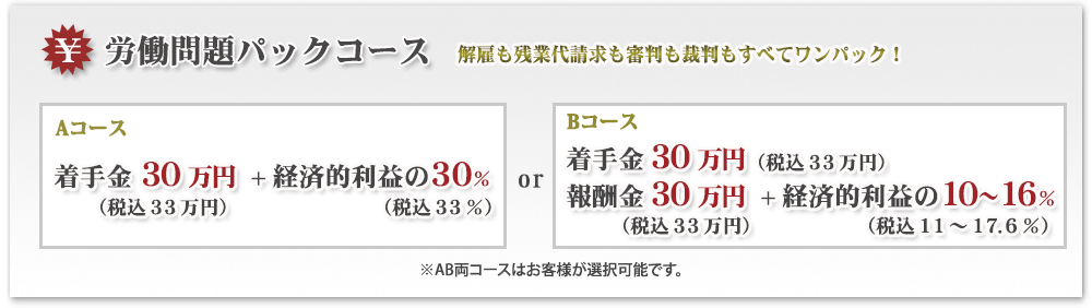 労働問題パックコース