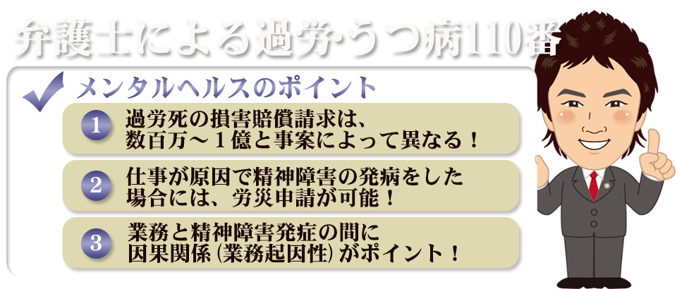 弁護士による過労・うつ病110番