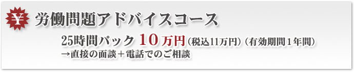 労働問題アドバイスコース